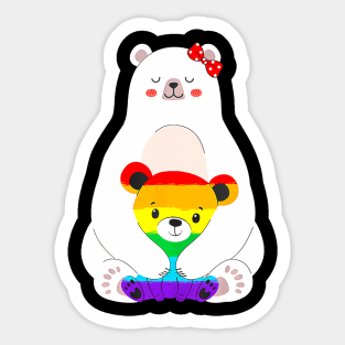 LGBT Mama Bear Gay Pride Equal Rights  Mother's Day Sticker